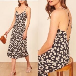 Reformation daisy slip dress. Size 6.